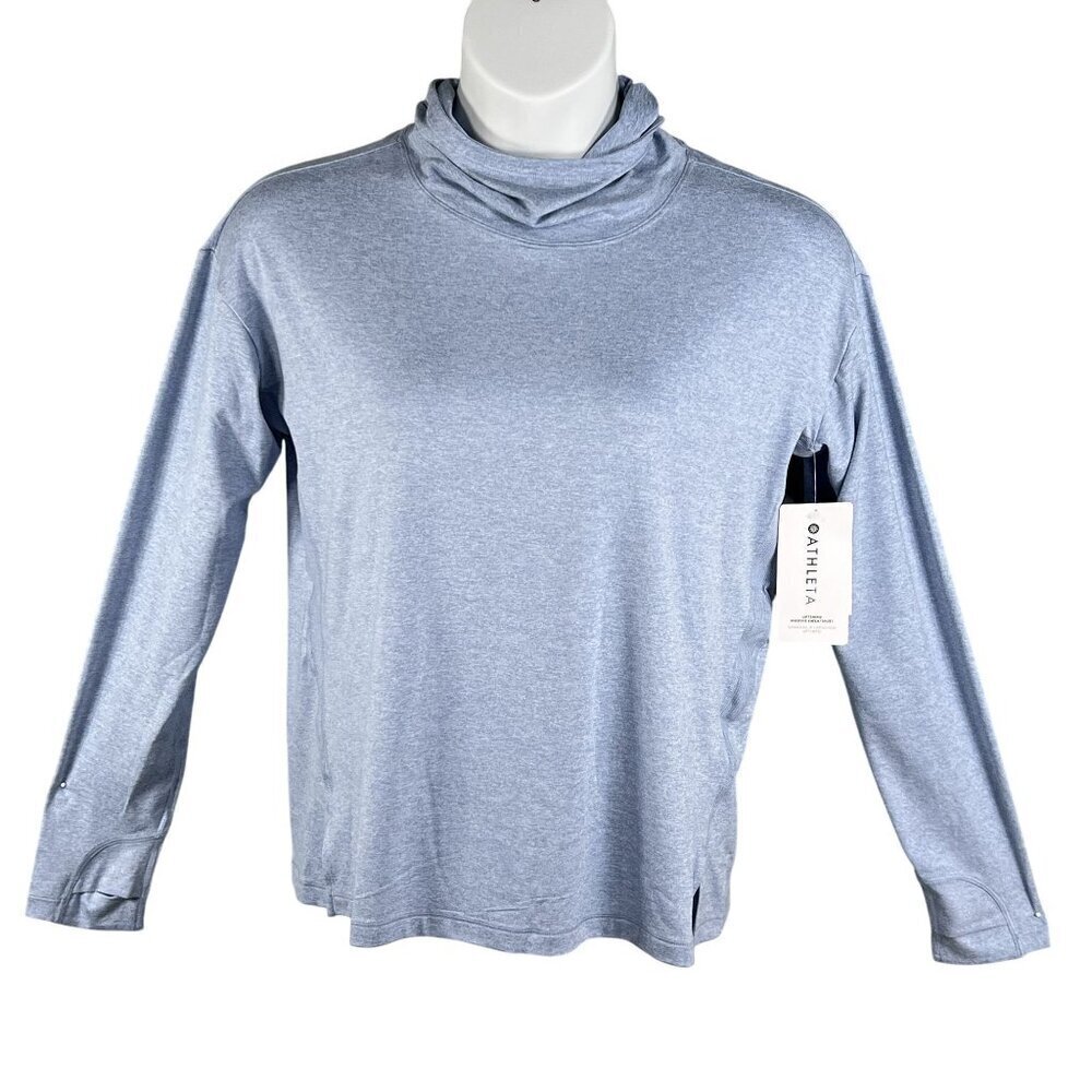 Athleta NWT Womens M Uptempo Hoodie Sweatshirt Jersey Oversized Fit Athleisure